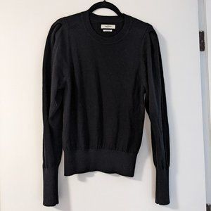 Camelia Cotton & Wool Crewneck Sweater